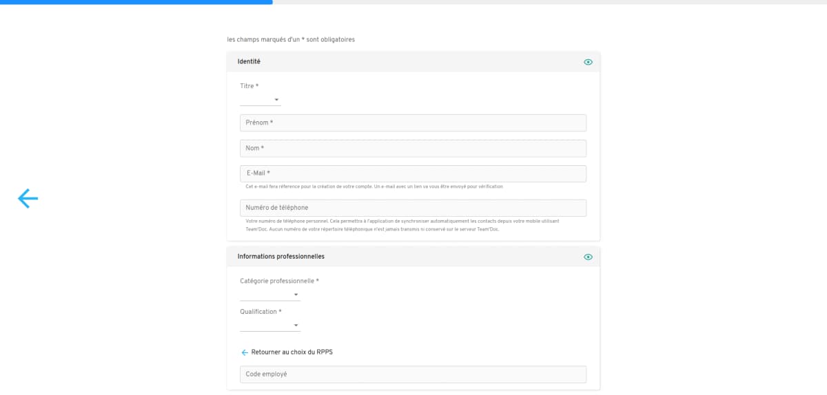 Image from Team'Doc app
