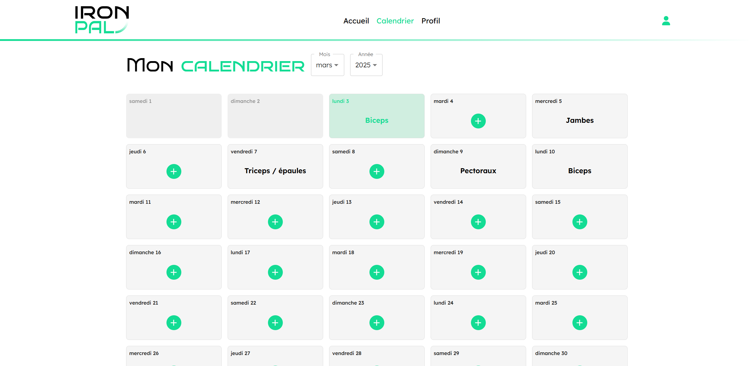 Développement du MVP