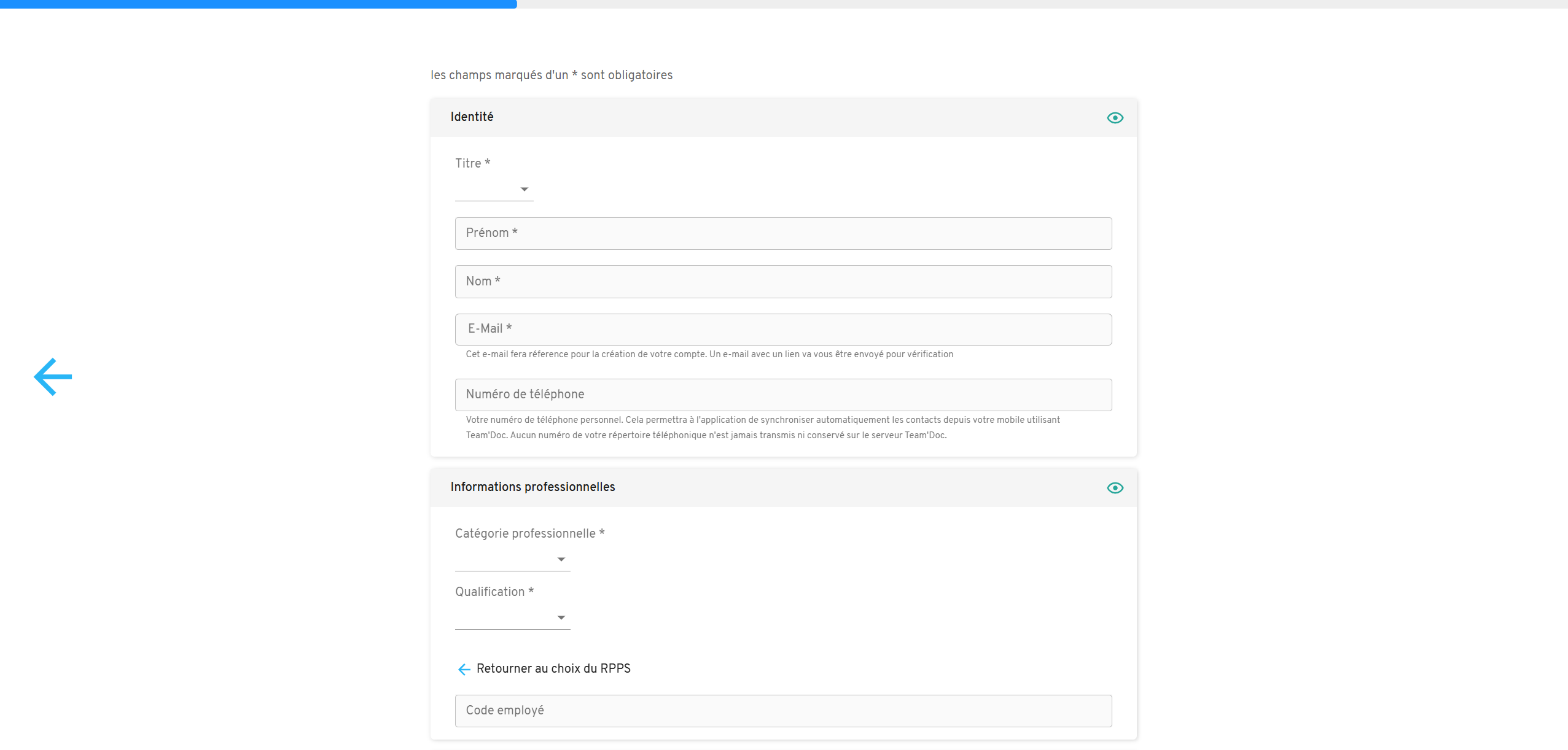 Création de comptes utilisateurs